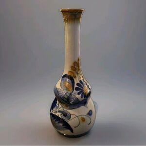 Mexican Folk Art Pottery 8" Vase